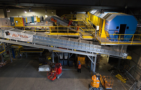 ALFYMA Recycling | Extension of a sorting centre