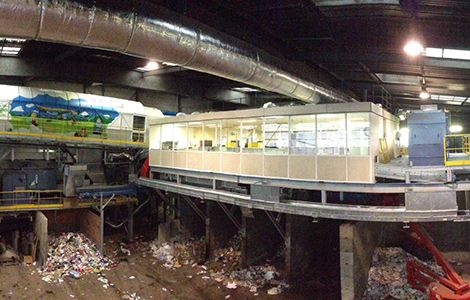 ALFYMA Recycling | Modernisation of a waste sorting centre